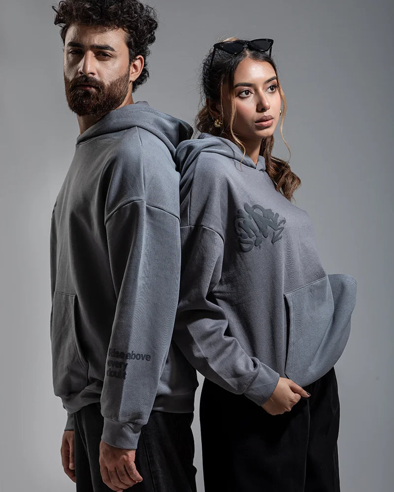 Swae Evolve or Fade Oversized Hoodie (Grey)