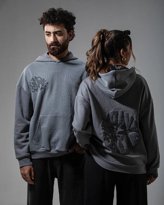 Swae Evolve or Fade Oversized Hoodie (Grey)