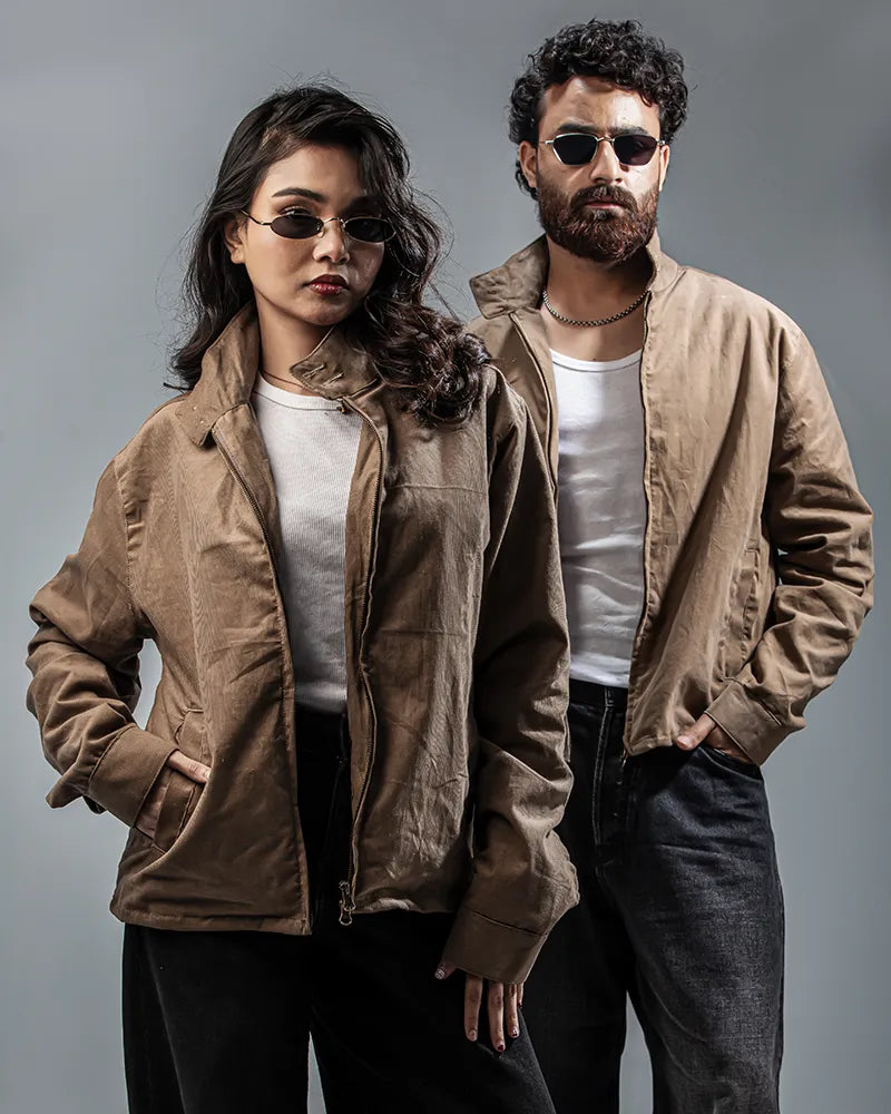 Cord Racer Jacket (Mocha)