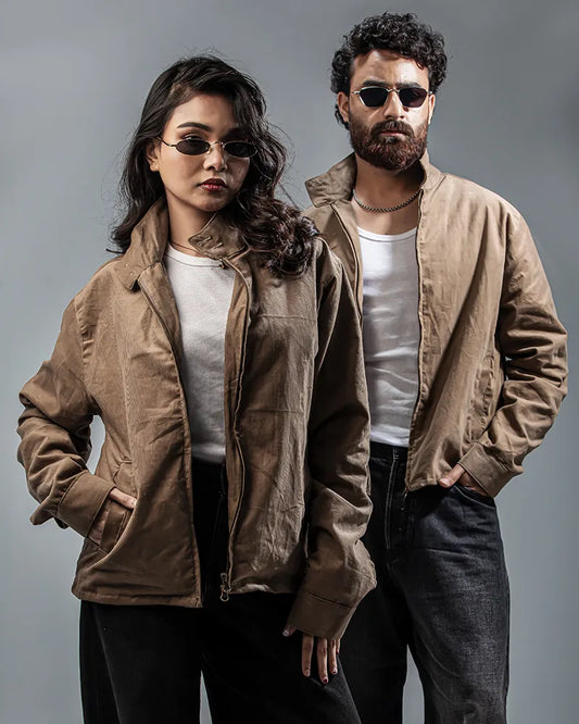 Cord Racer Jacket (Mocha)