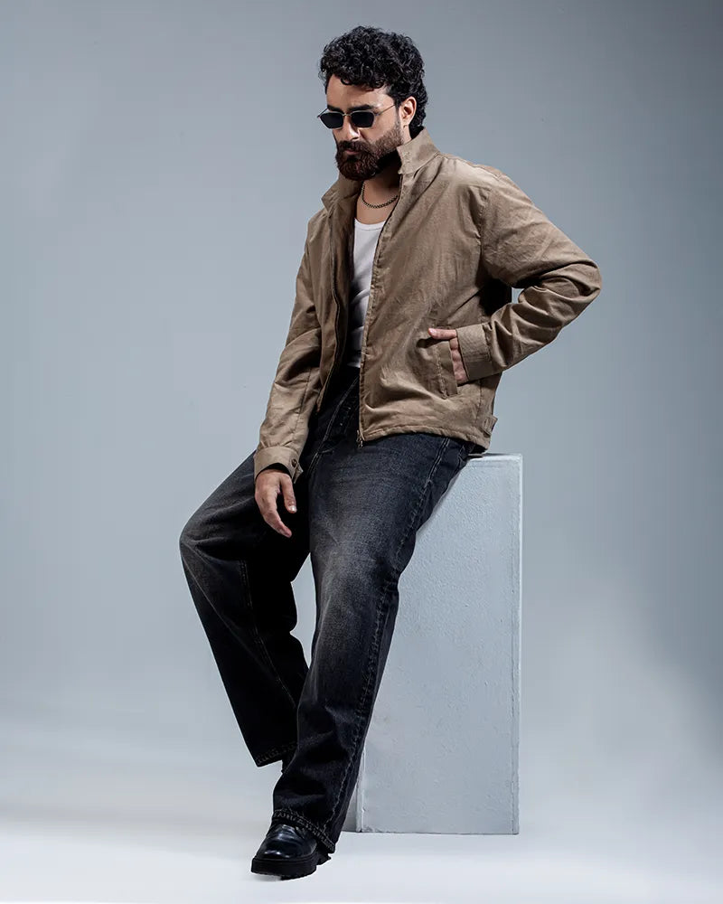 Cord Racer Jacket (Mocha)