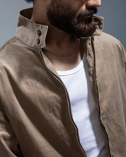 Cord Racer Jacket (Mocha)