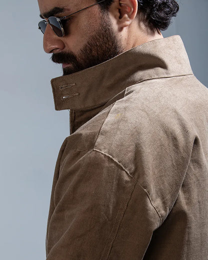 Cord Racer Jacket (Mocha)