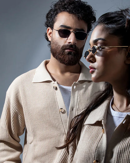 Belmont Cardigan Sweater (Beige)