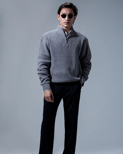 Afterhours Quarterzip Sweater (Nardo Grey)