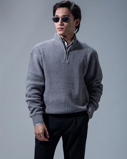 Afterhours Quarterzip Sweater (Nardo Grey)