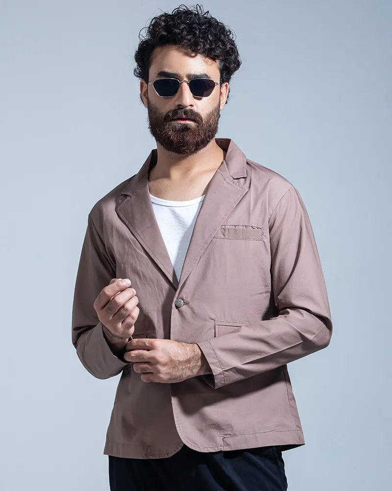 Weekender Casual Jacket (Mocha)