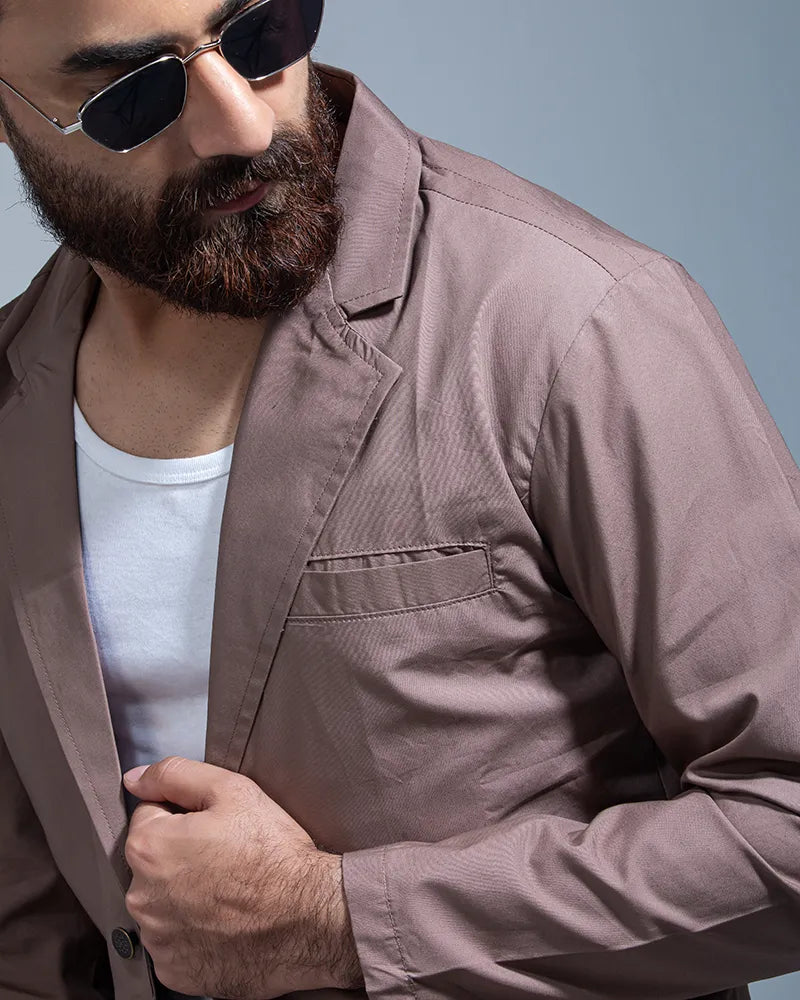 Weekender Casual Jacket (Mocha)