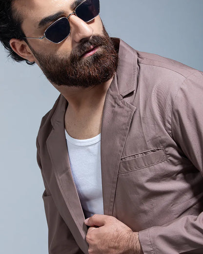 Weekender Casual Jacket (Mocha)