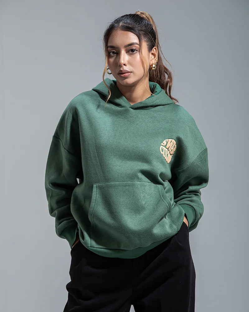 Dhaka Heritage Hoodie (Forest Green)