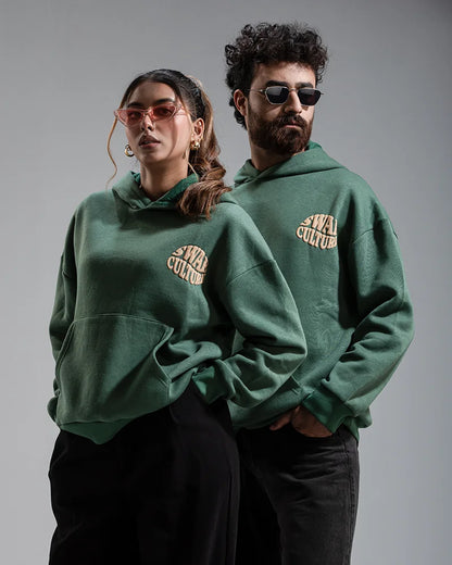 Dhaka Heritage Hoodie (Forest Green)