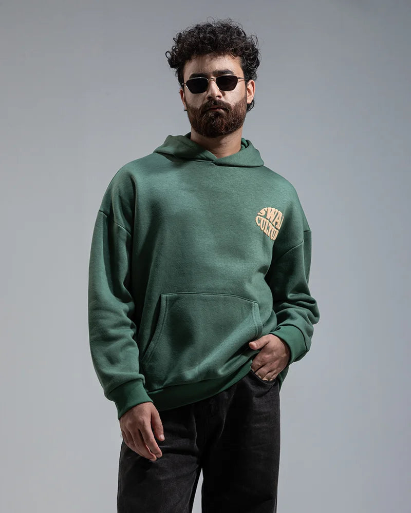 Dhaka Heritage Hoodie (Forest Green)