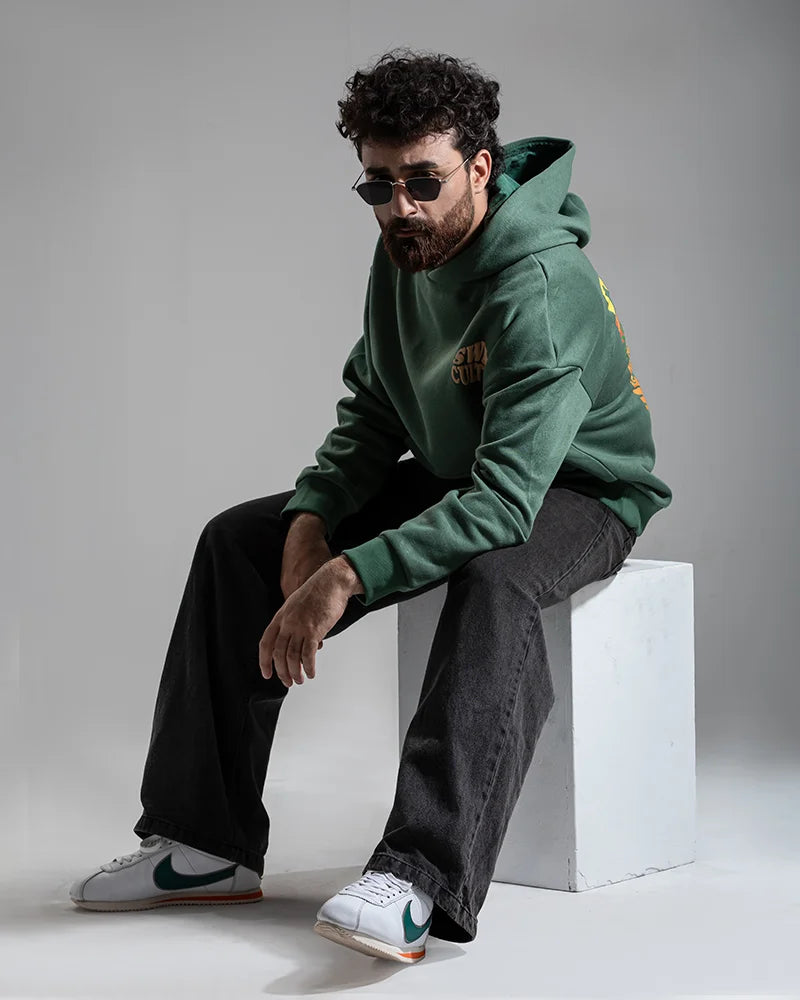 Dhaka Heritage Hoodie (Forest Green)