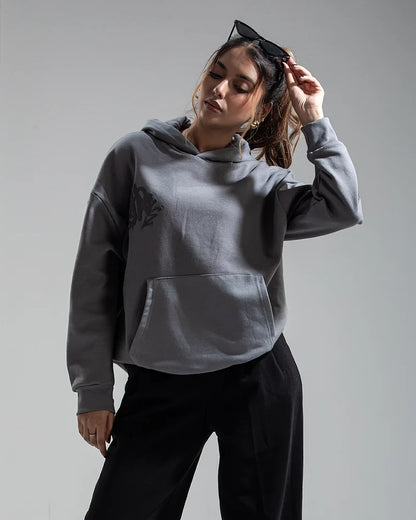Swae Evolve or Fade Oversized Hoodie (Grey)