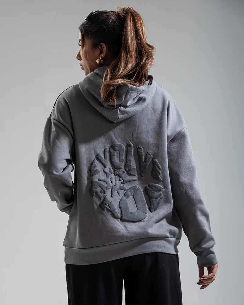 Swae Evolve or Fade Oversized Hoodie (Grey)
