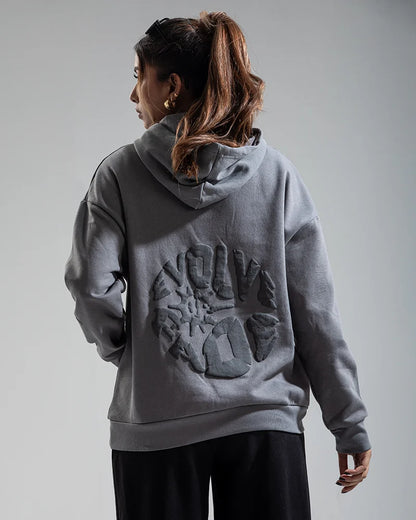 Swae Evolve or Fade Oversized Hoodie (Grey)