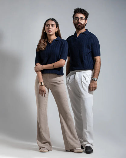 Swae Pulse Knit Polo (Navy)