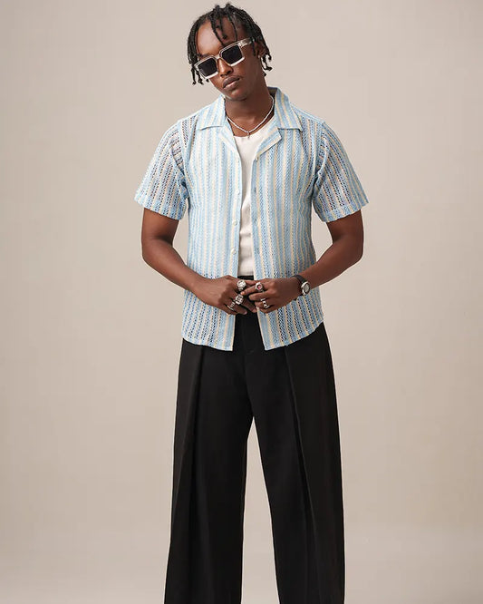 Crochet Cuban (Sky Blue)