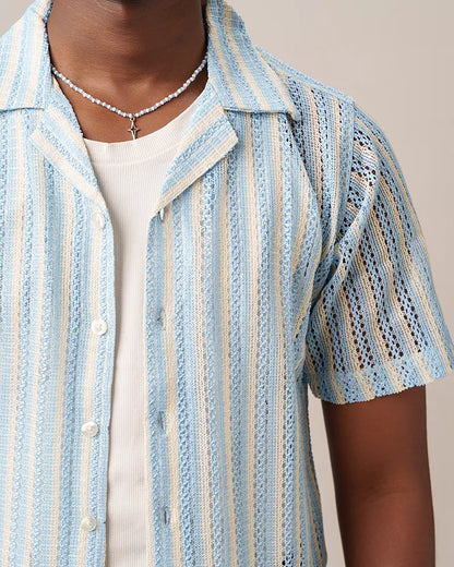 Crochet Cuban (Sky Blue)