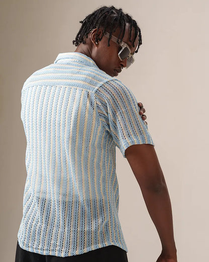 Crochet Cuban (Sky Blue)