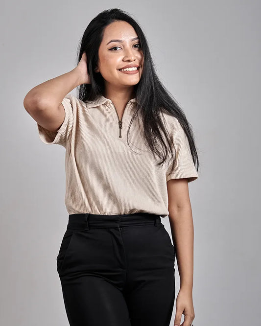 Ridge Zip Polo