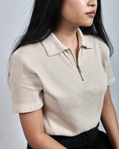 Ridge Zip Polo