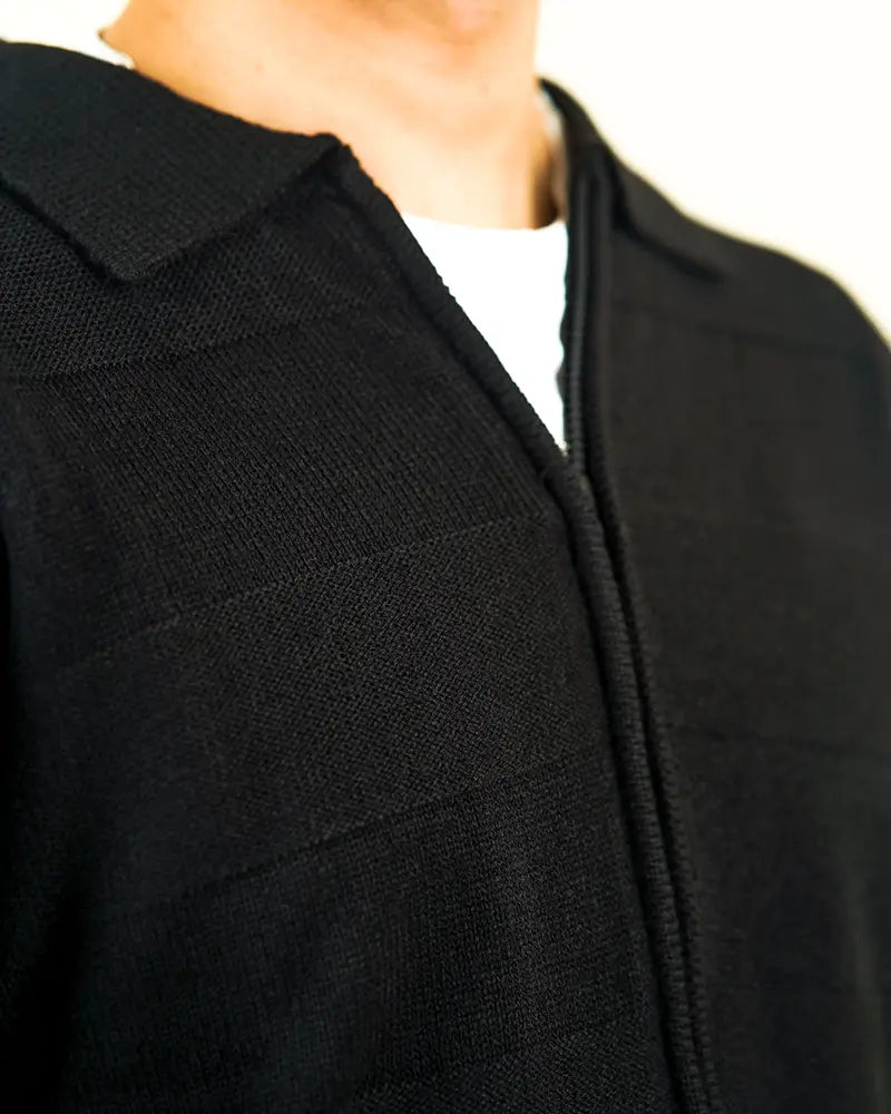 Black Zip Pullover