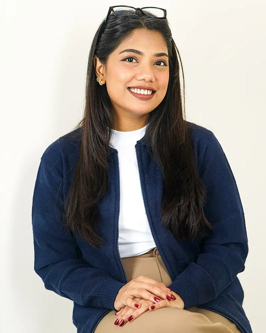 Navy Blue Zip Pullover